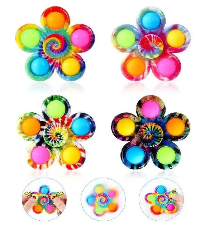 Amazon Top Seller PopIt Fidget Toy Spinner Toy Pop Dimple Fidget Toys Stress