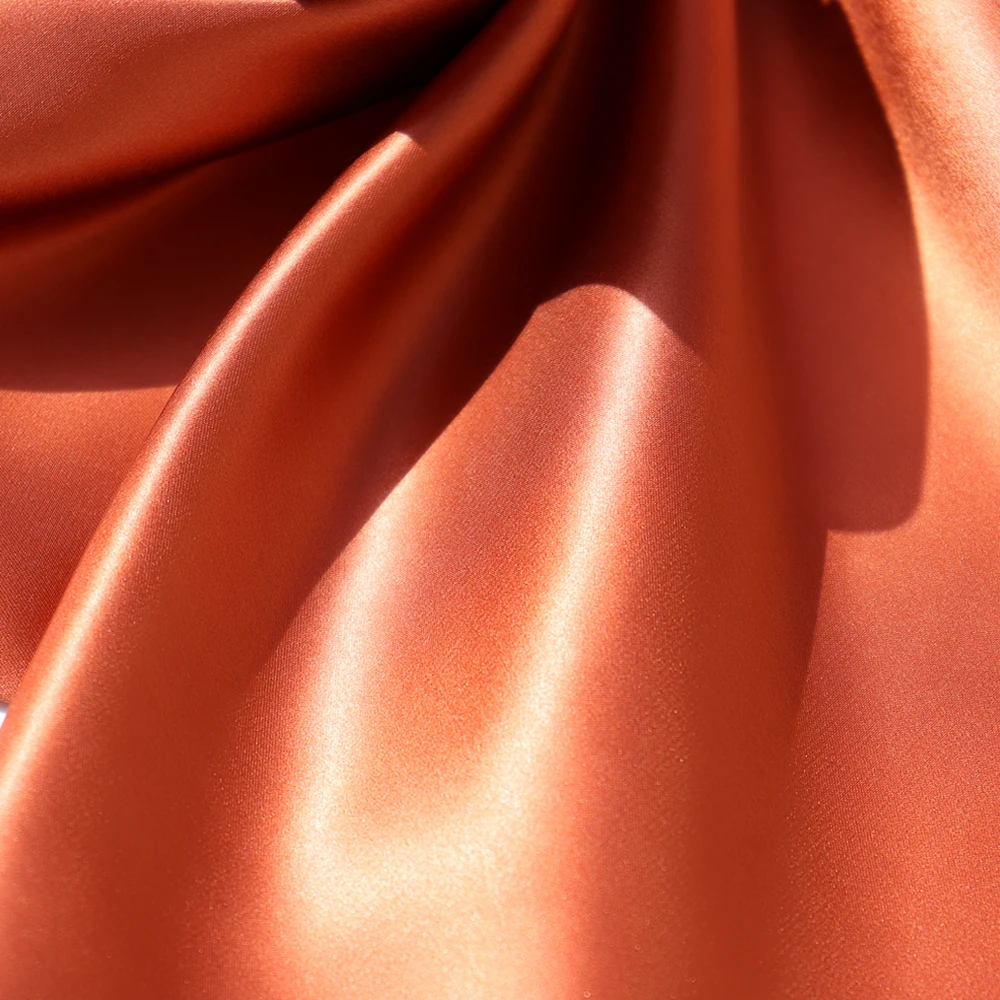 Wholesale custom Solid Color 100% pure Natural Mulberry Silk Fabric  printing silk fabric pure mulberry silk