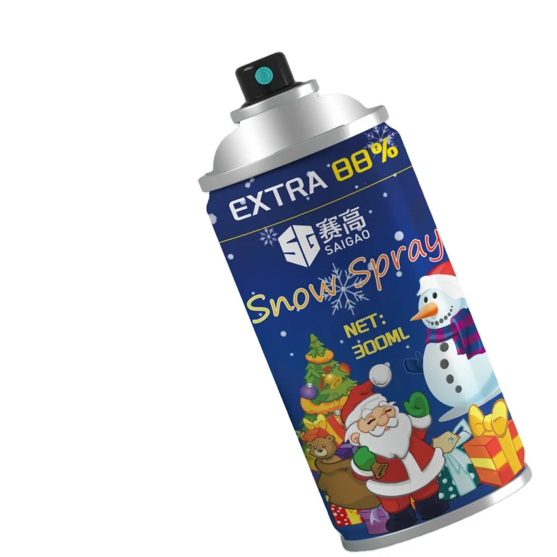 Weeding snow spray OEM celebration Wholesale Aerosol Snow Spray  holi party carnival factory sale Christmas party snow spray