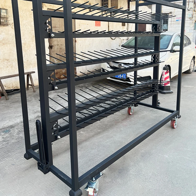Retail Warehouse Hang Display Rack Factory Warehouse Equipment Storage Metal Shelf