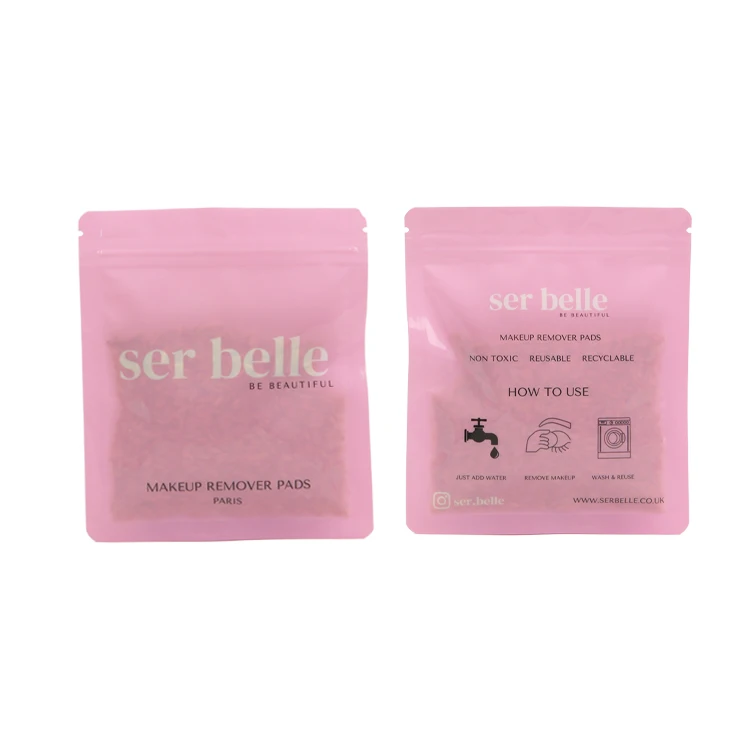 Reusable Printing Transparent Cloth Cosmetic Underwear Bag Ziplock Customized Plastic Package With Zip Lock Warning Text