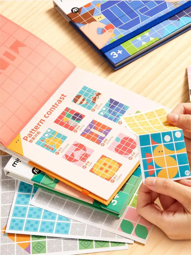 2023 DIY Paper Cutting Book and 3D Origami Sets Animal Handcraft Educational Toy for Kindergarten Kids Children