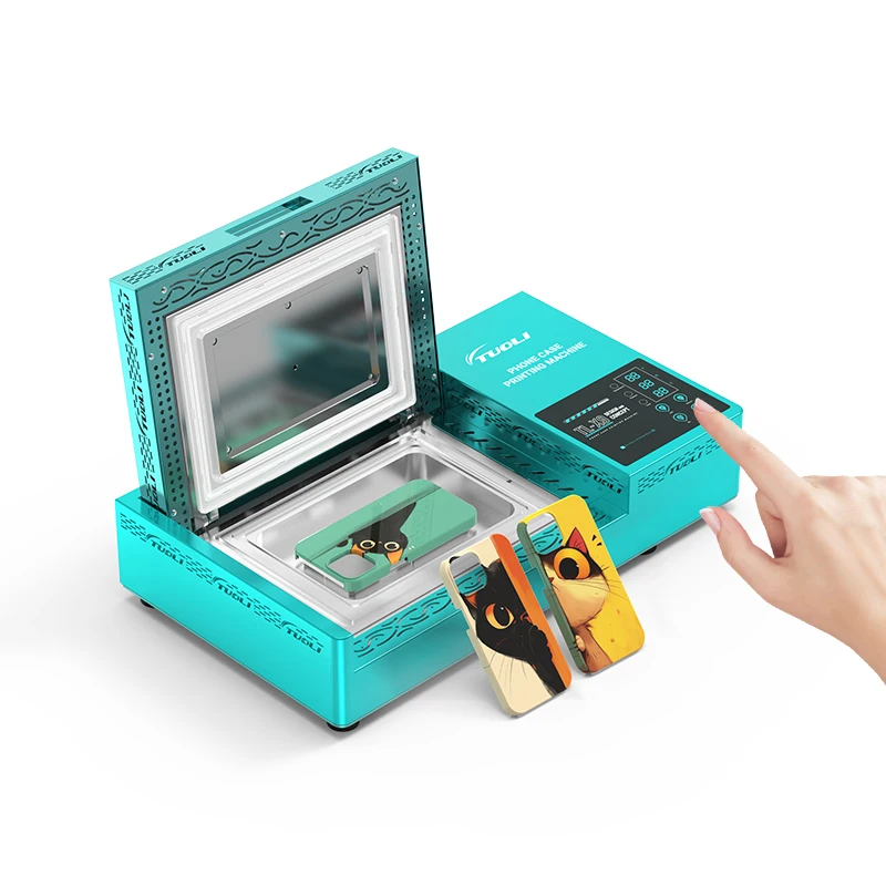 TuoLi DIY Mobile Cover Heat Press Machine 3D Sublimation Personalized Custom Phone Making Printer for Your Store