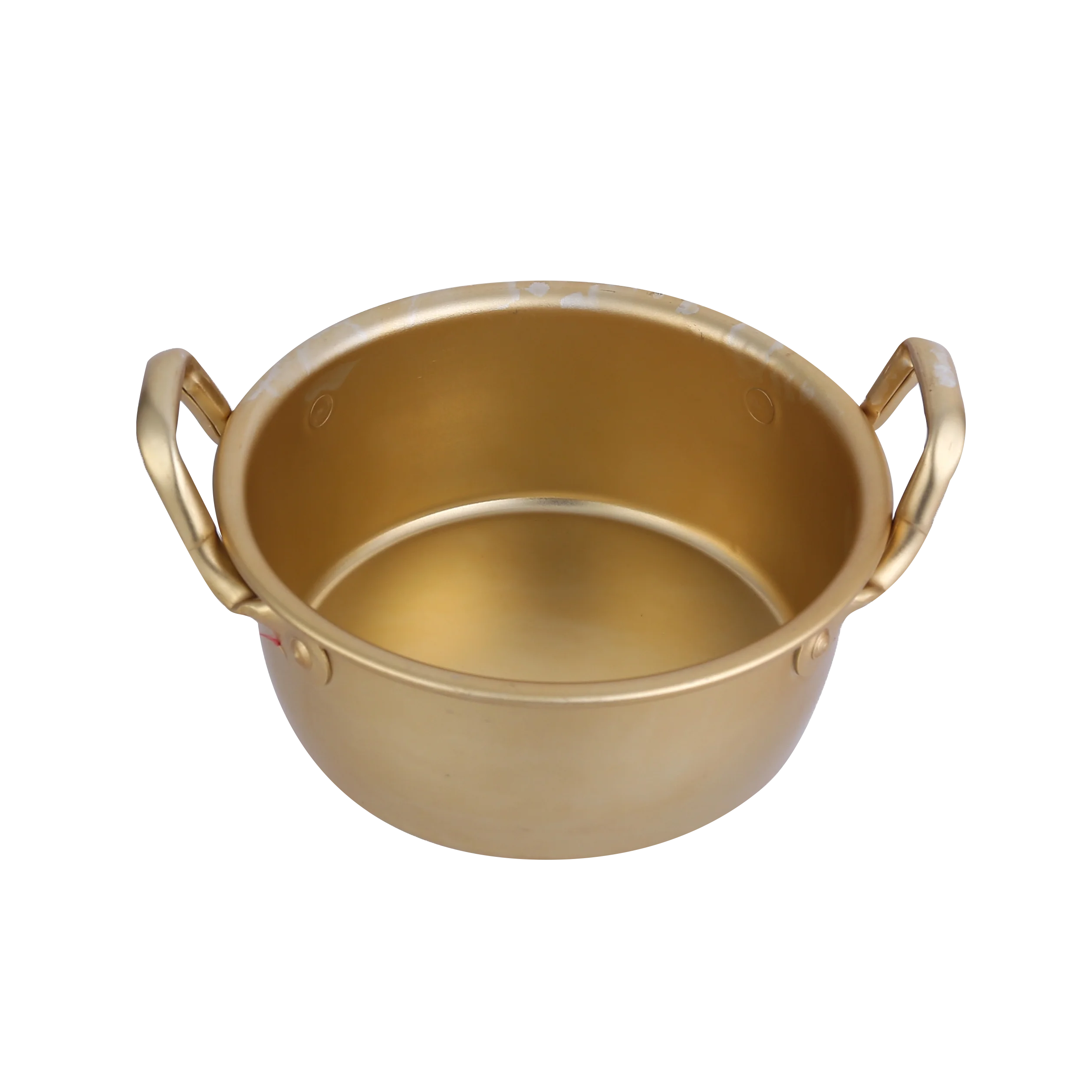 Korean yellow aluminum boiling noodles instant noodles pot net red ramen pot small boiling pot