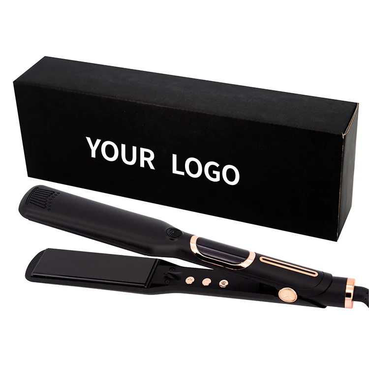 plancha de cabello professional straight hair flat iron ion wide plate 480F ceramic coated MCH straightener