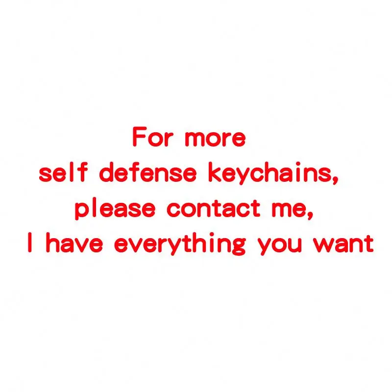 weapon for men wholesale self defense keychain set