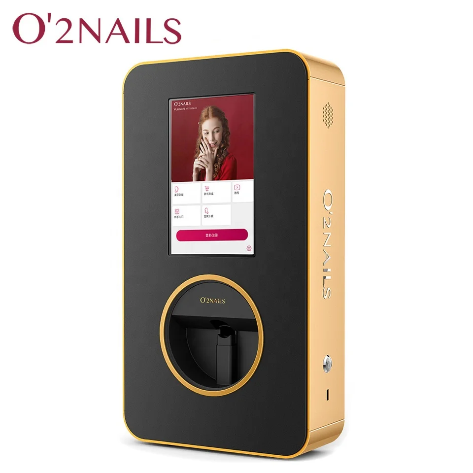 O2nails Цифровой настольный 3D-принтер для дизайна ногтей с сенсорным экраном