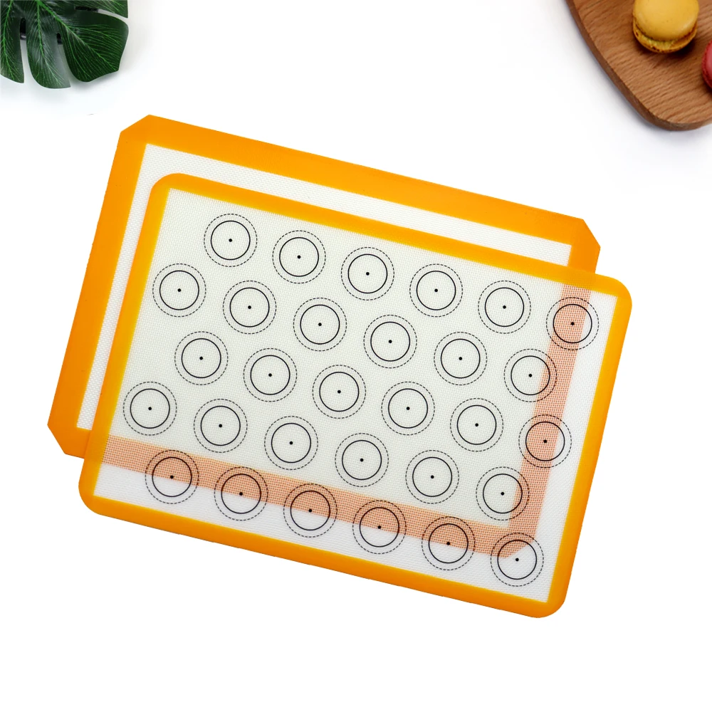 hot selling 2024 silicone baking mat non-stick silicone cooking mats pads heat resistant macaron mat