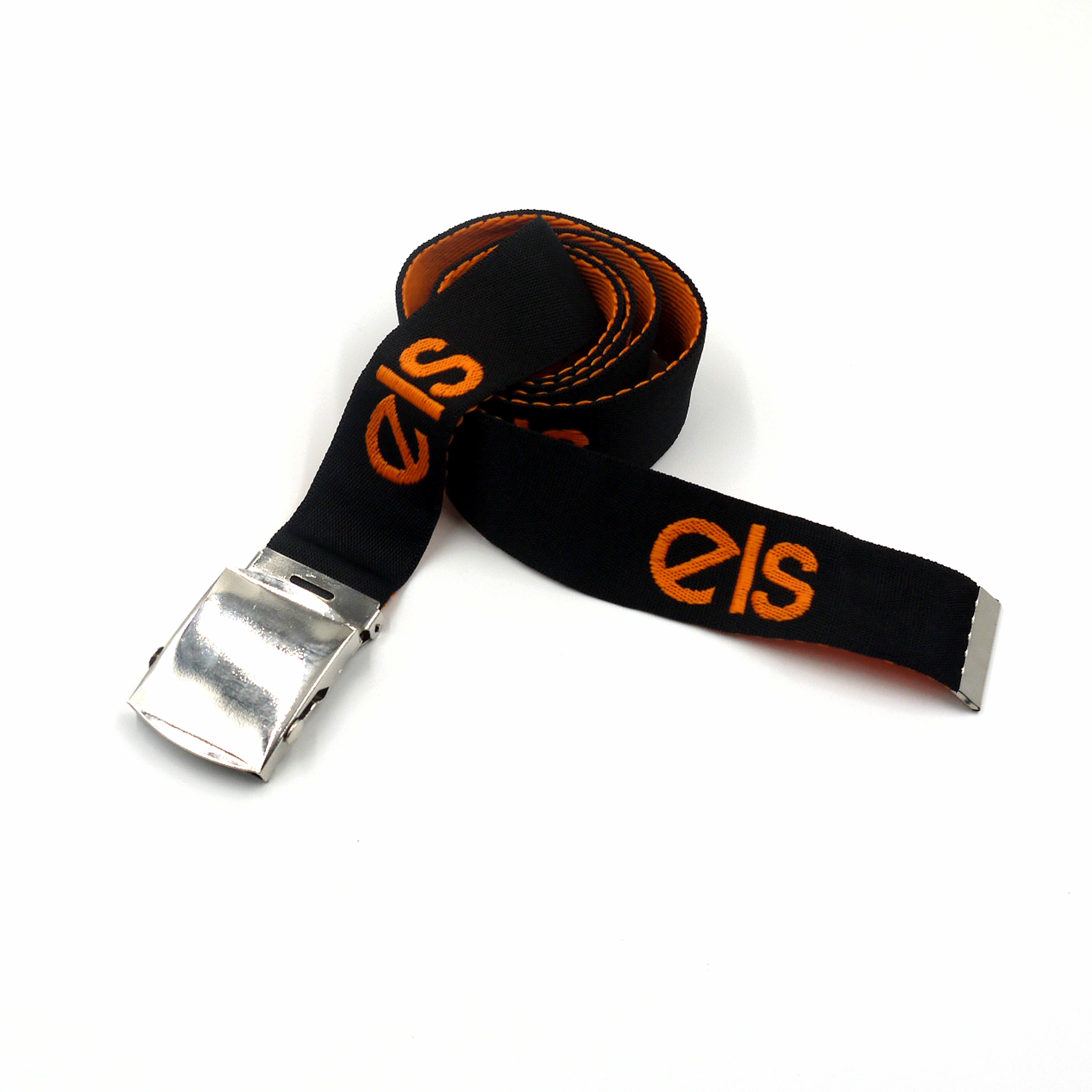 Custom Logo belt Digital Printed Polyester Woven Braided Belt With Hallow Buckle