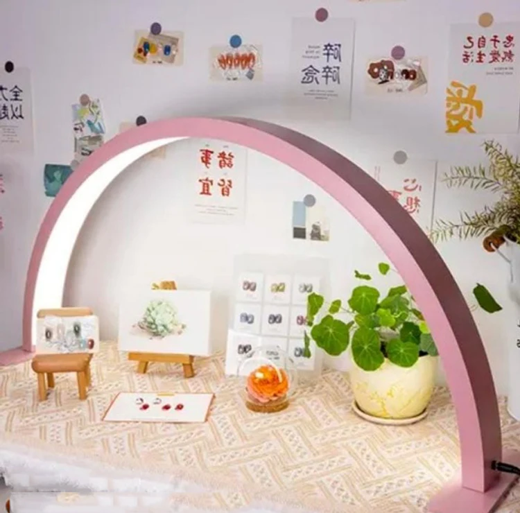 Use Nail Manicure Light Slim-line Led Table Lamp For Salon Table Magnifier Desk Lamp Led