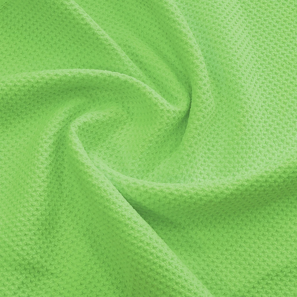 stock lot 350/360gsm ultra soft quick dry polyester microfiber waffle fabric