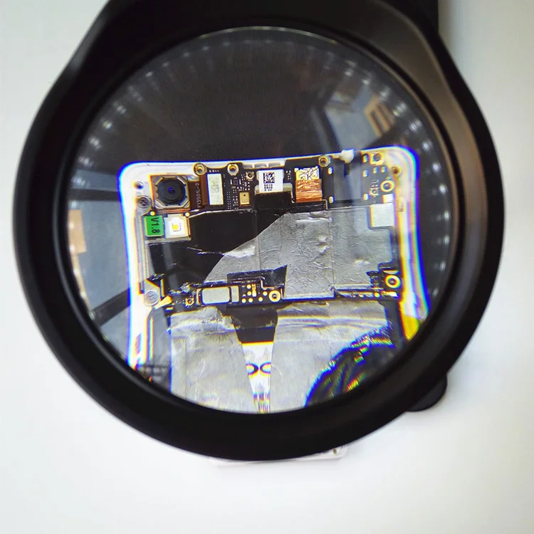 Bench magnifying glass with 48 LED lights HD optical lens reading repair engraving sewing