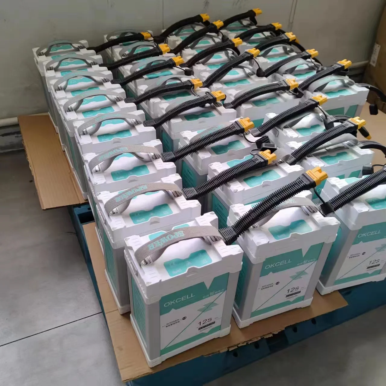 Original smart drone battery OKCELL 14S 10000mah 25C Lipo smart pack for agriculture sprayer farm drone UAV