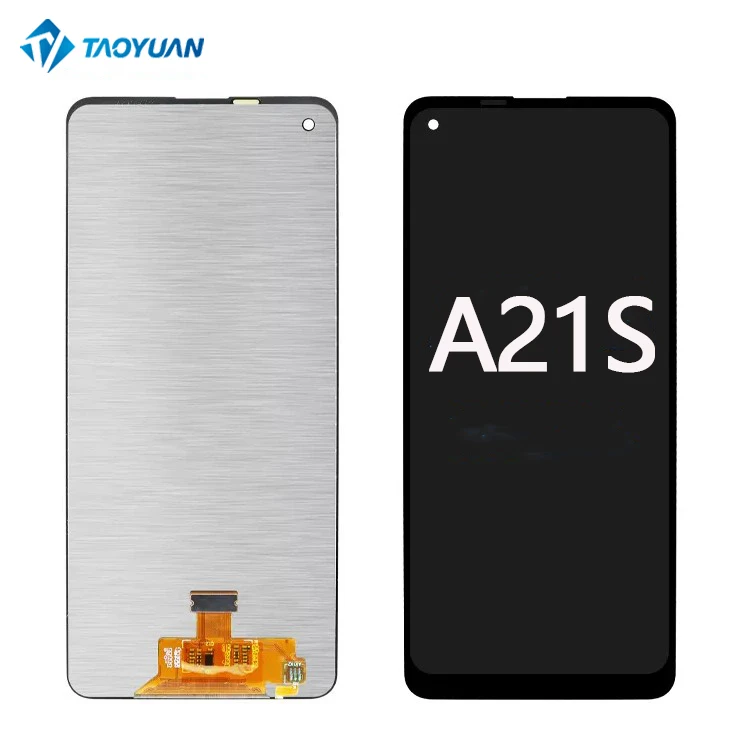 Бесплатная доставка, сенсорный ЖК-экран для мобильного телефона samsung A21s, сенсорный экран для сотового телефона, дигитайзер, ЖК-дисплей для Samsung a21s