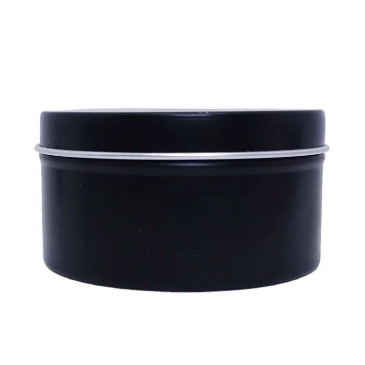 Manufacture Round Aluminum Tin Cans Jar 180ml 180g Empty Clear Window Tin with Slide Lid