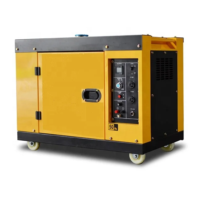 Portable sound proof 50HZ diesel generator avr 1or 3 phase fessional Supply Silent Portable Diesel Generator