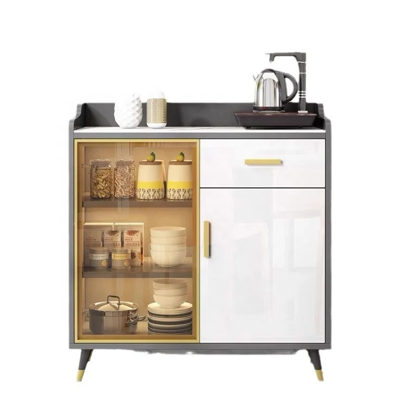 Light Luxury High-End Multi-Functional Storage Cabinet Integrated Kitchen Dining Room for Household Use Kitchen Islands & Carts