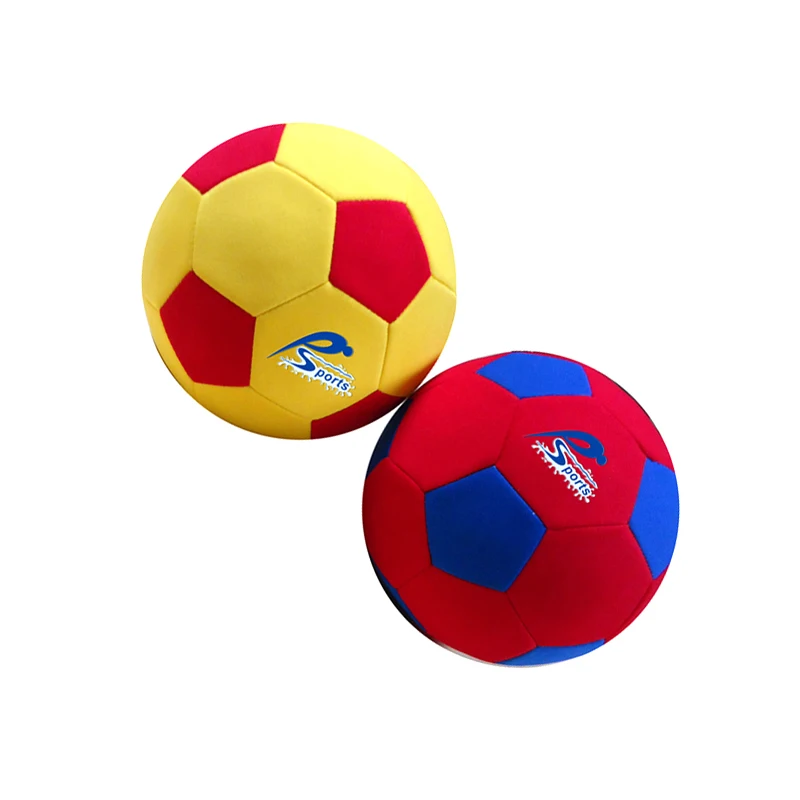 Summer Time Beach ball Game Soft Cloth Neoprene Soccer Ball
