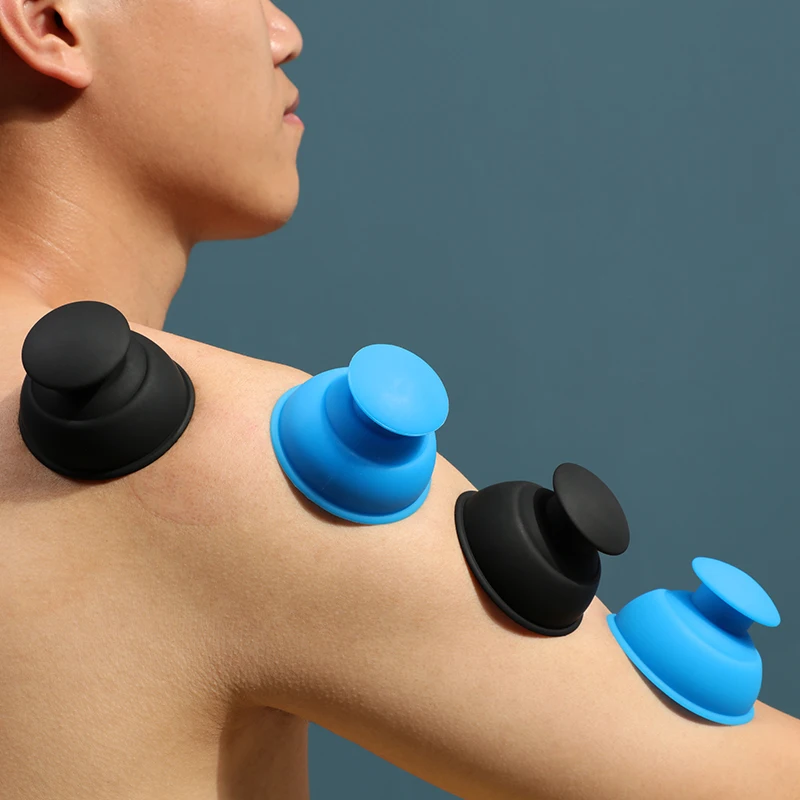dropshipping Body Cupping Tool High Quality Magnetic Dry Vacuum Silicone Acupuncture Cupping Equipment Sets