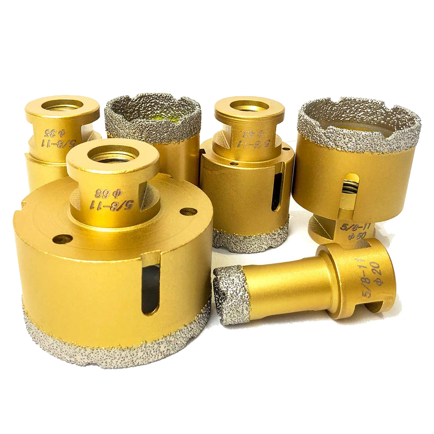 6MM -150MM Vacuum Brazed Diamond Drilling Core Bits Drills hole saw hole cutter Diamond drill bit for Porcelain Marble Granite