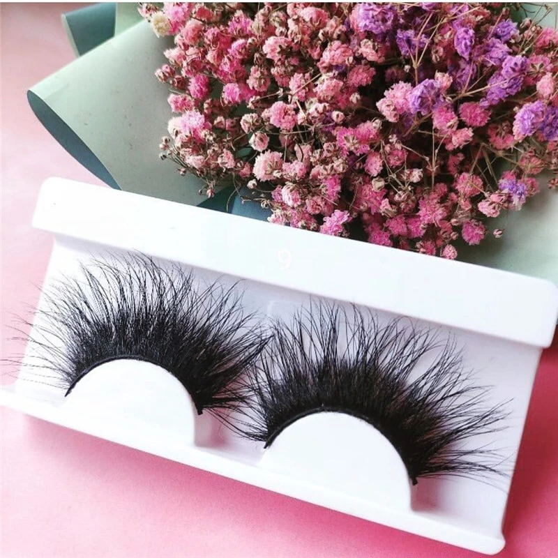 Custom Eyelash Packaging Vegan False Human Hair Eyelashes Manufacturers Private Label Faux Mink Silk Lashes Vendor