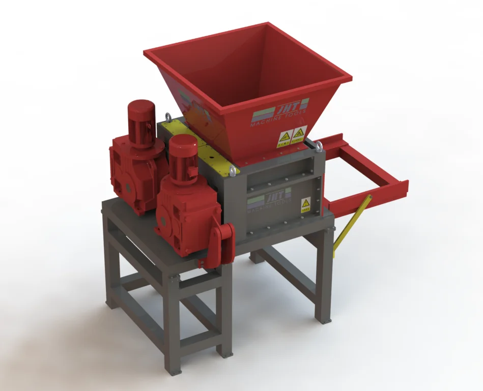 China Hot Sale Other Mini Size Waste Wire Recycling Twin Shaft Shredder Machine Blades