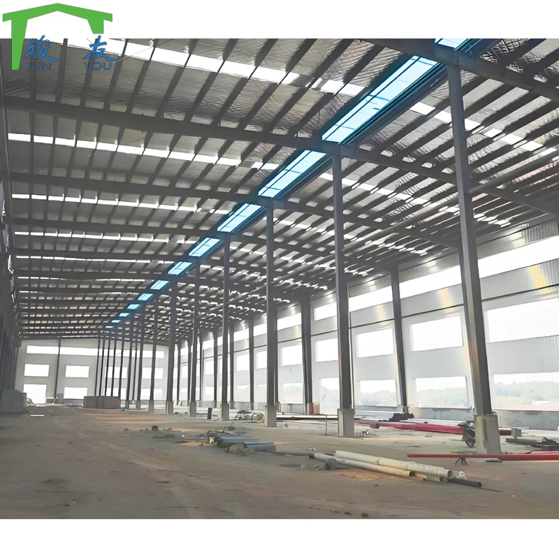 Modern Prefab Steel Structure Warehouse Building Prefabricated Workshop Aircraft Hangar Office Construction Material Warehouse