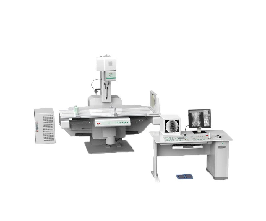 Digital Wireless dynamic FPD radiography and fluoroscopy 50kw generator X-ray machine PLD8900