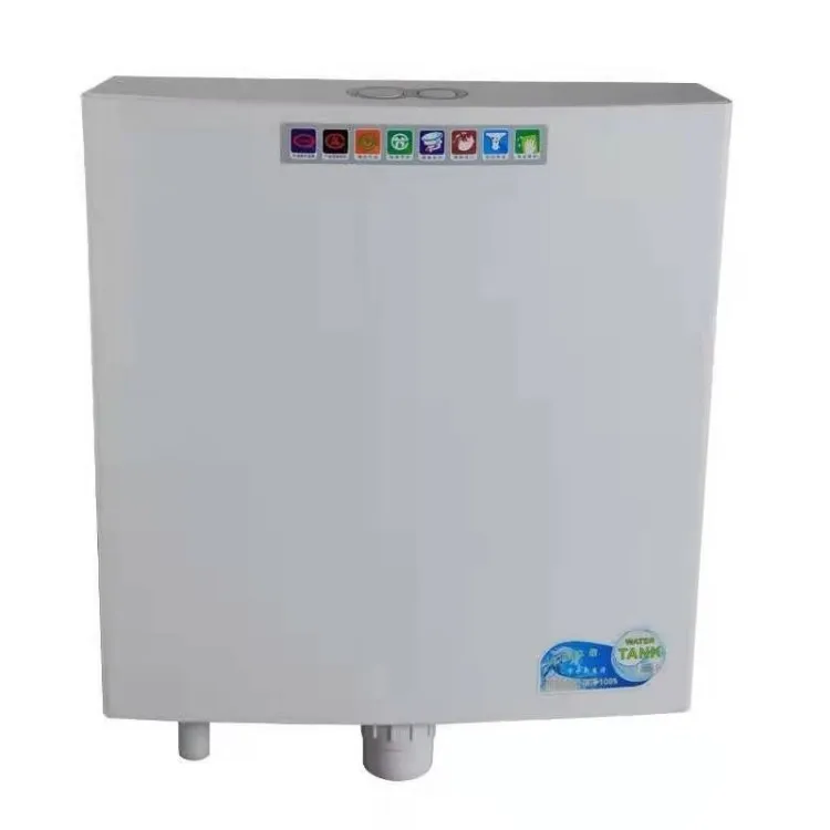 Durable toilet water tank compact plastic cistern dual flush tank for WC squat pan