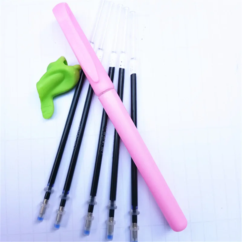 Calligraphy Copybook Reuse Auto Vanishing Pens Joke Magic Disappear Pen Ink Refill Invisible Air Disappearing ball pen for kids
