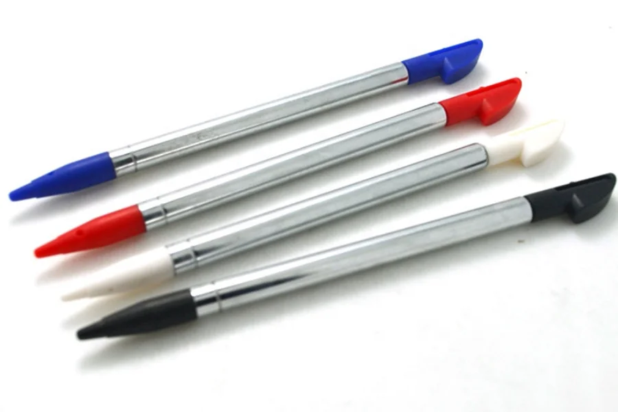 4 Colors Retractable Extendable Screen Touch Pen Stylus For Nintendo 3DS XL LL Game Accessories