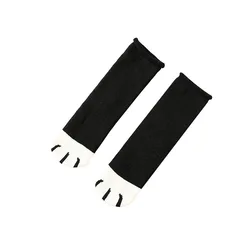 Cats Paw Cute Cartoon Print Soft Warm Fleece Winter Womens Ankle Socks Cat