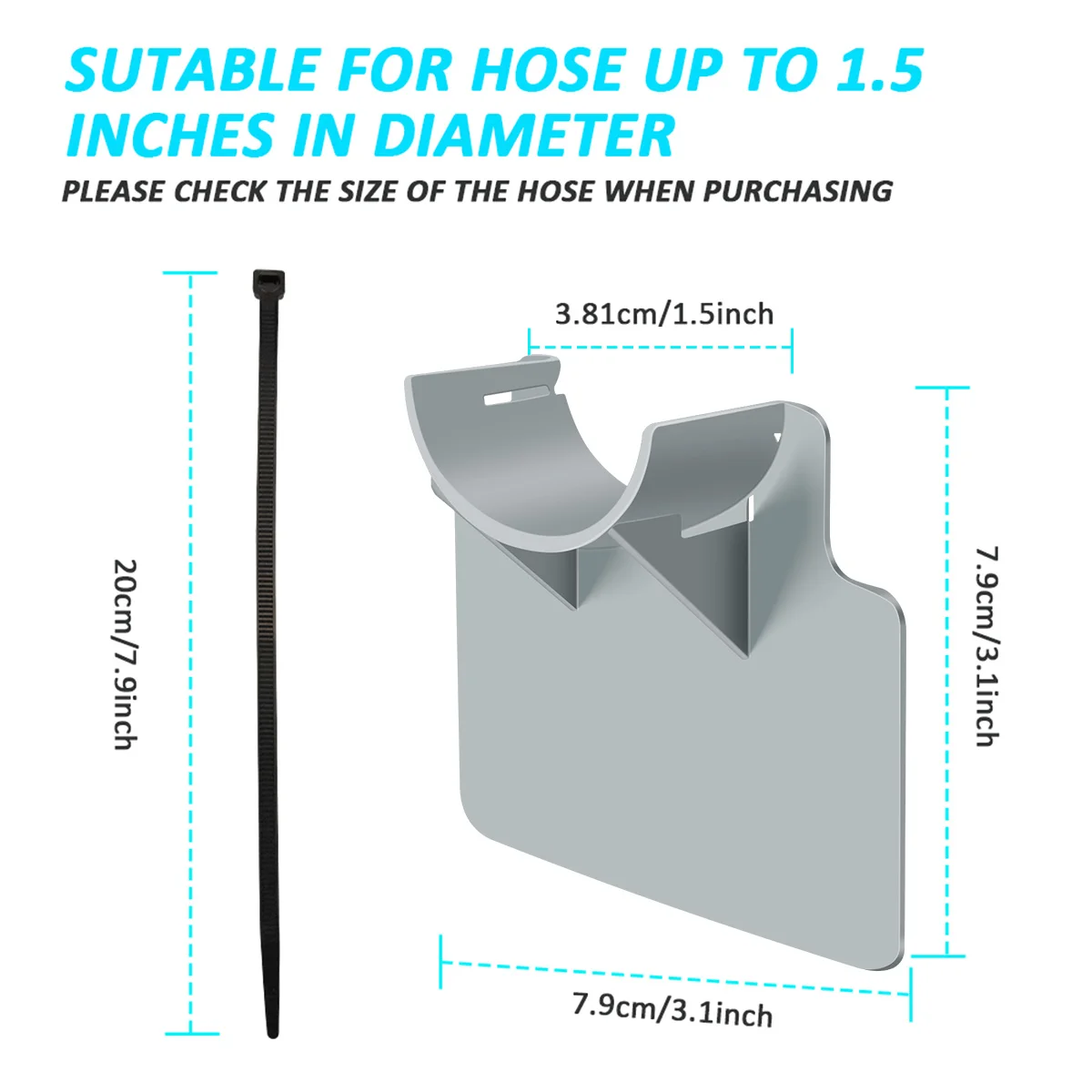 32Mm to 38Mm Support Bracket Mount Above Ground Swimming Pool Accessories Equipment Pipe Holder Swimming For Pools