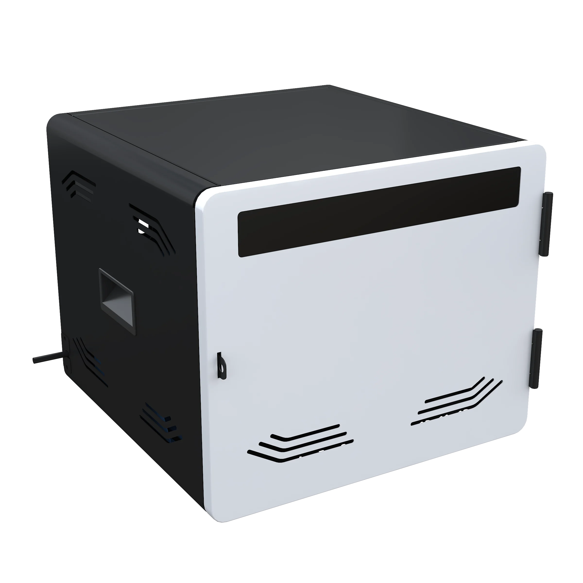 School equipment tablet laptop power station 12-bay charging cabinet AC220V PDU with protection wall hanging cabinet