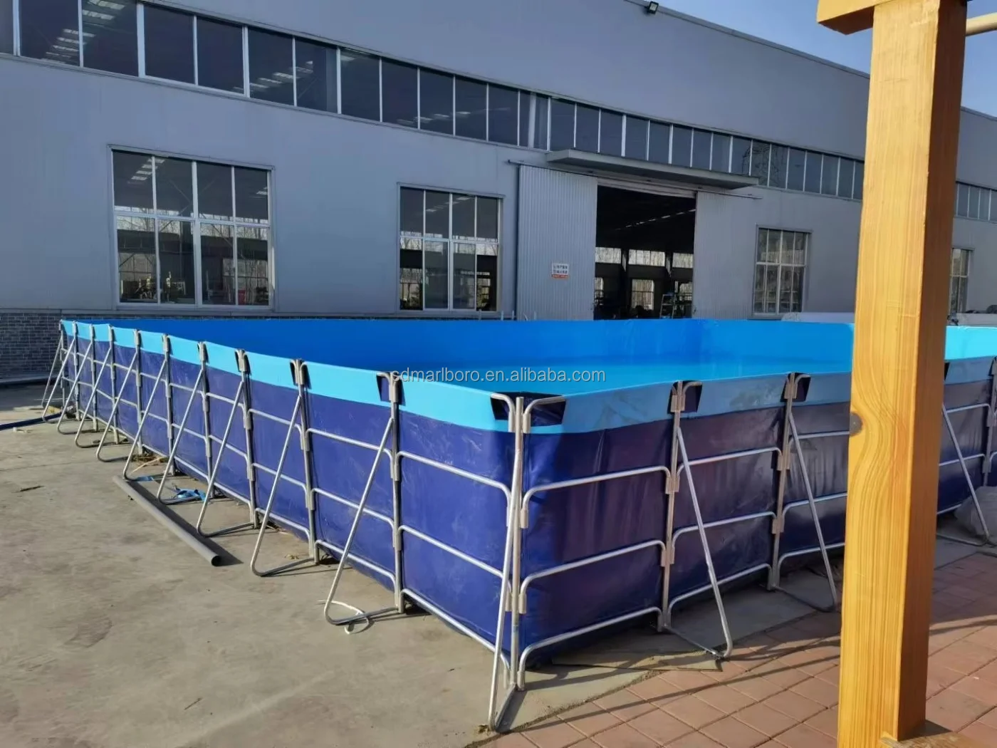 SDM Agricultural Equipment Fish Pond Plastic Square Shape Fish Farming Tank Manufacturer