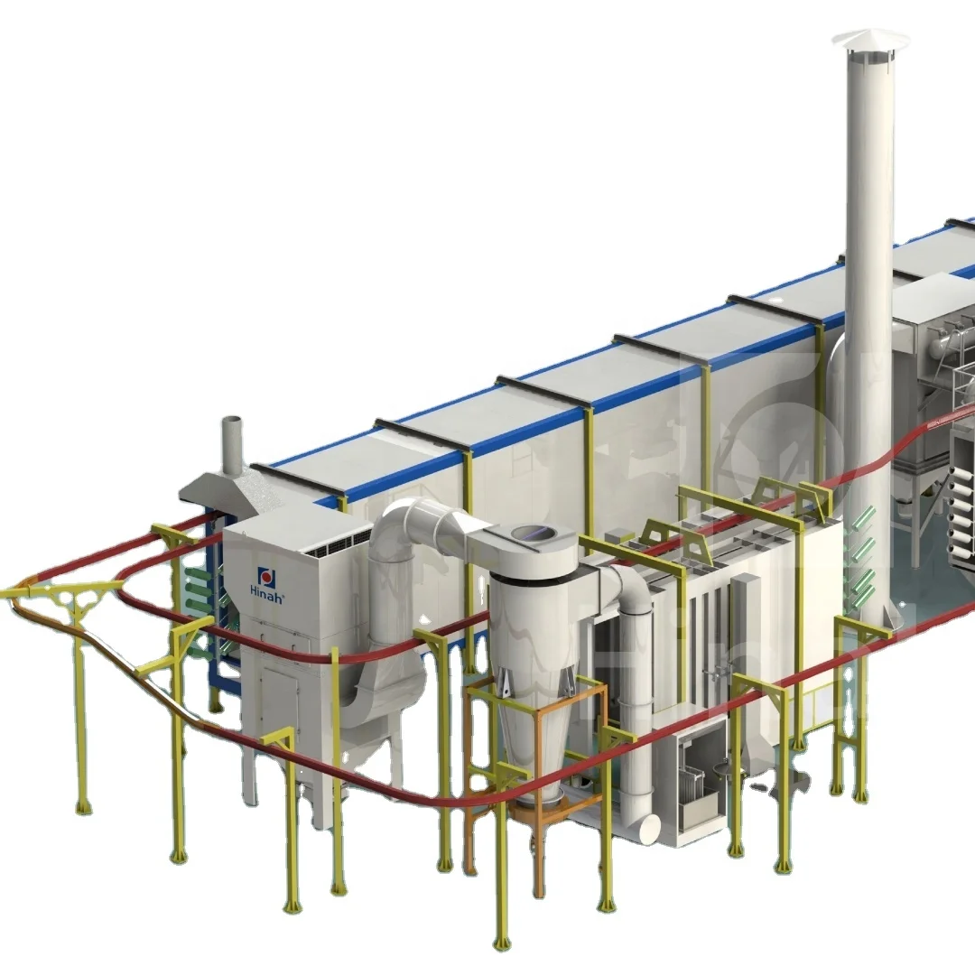 Cheap Price Metal Frame Automated Powder Coating Lines Factory Directly