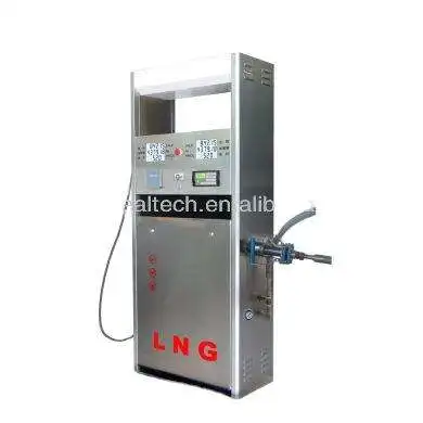 Stainless steel Support Setting Decimal Points Lng Gas Station Lng Dispenser