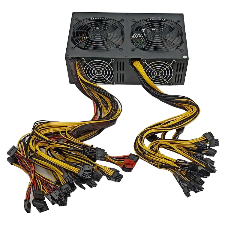 Оптовая продажа от производителей номинальный блок питания 3000 Вт 3600 ATX 12 GPU 90 + золотой