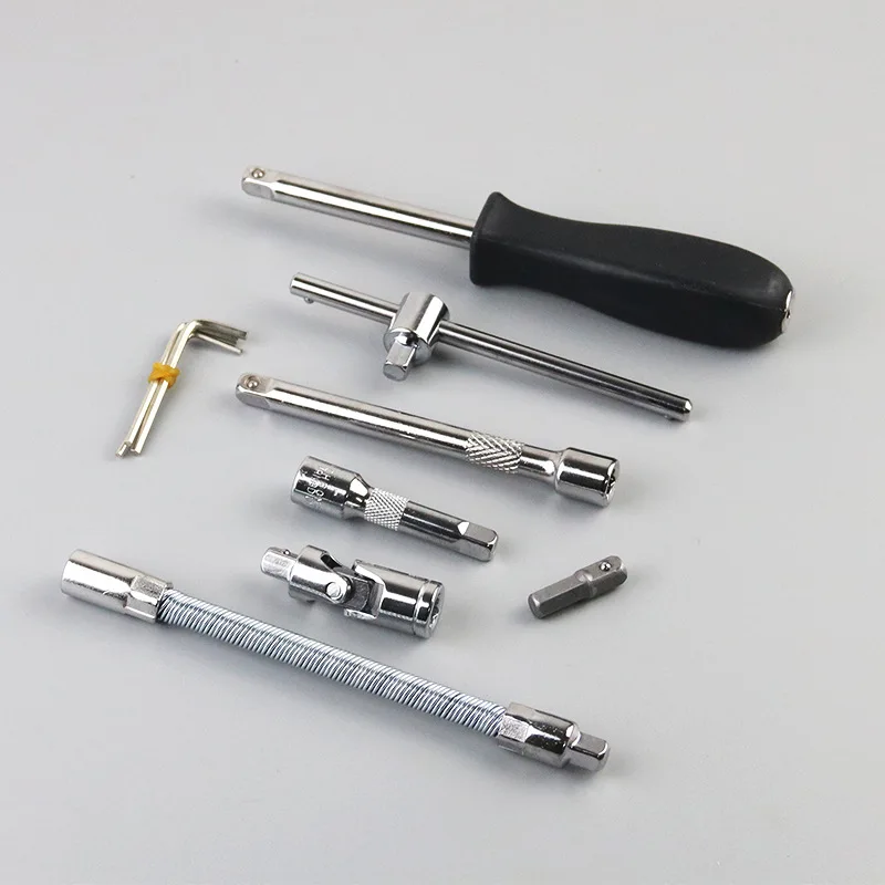 Auto Repair Tool Box Multifunctional Car Socket Wrench Hand Tool Set  Socket Spanner Set