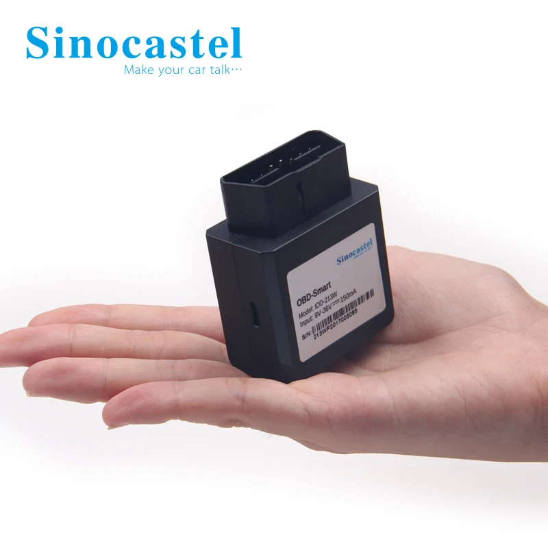 
Sinocastel IDD-213W 16PIN OBD ii CAN BUS/J1939/1708 Truck Car Trailer GPS Tracking Position Device 