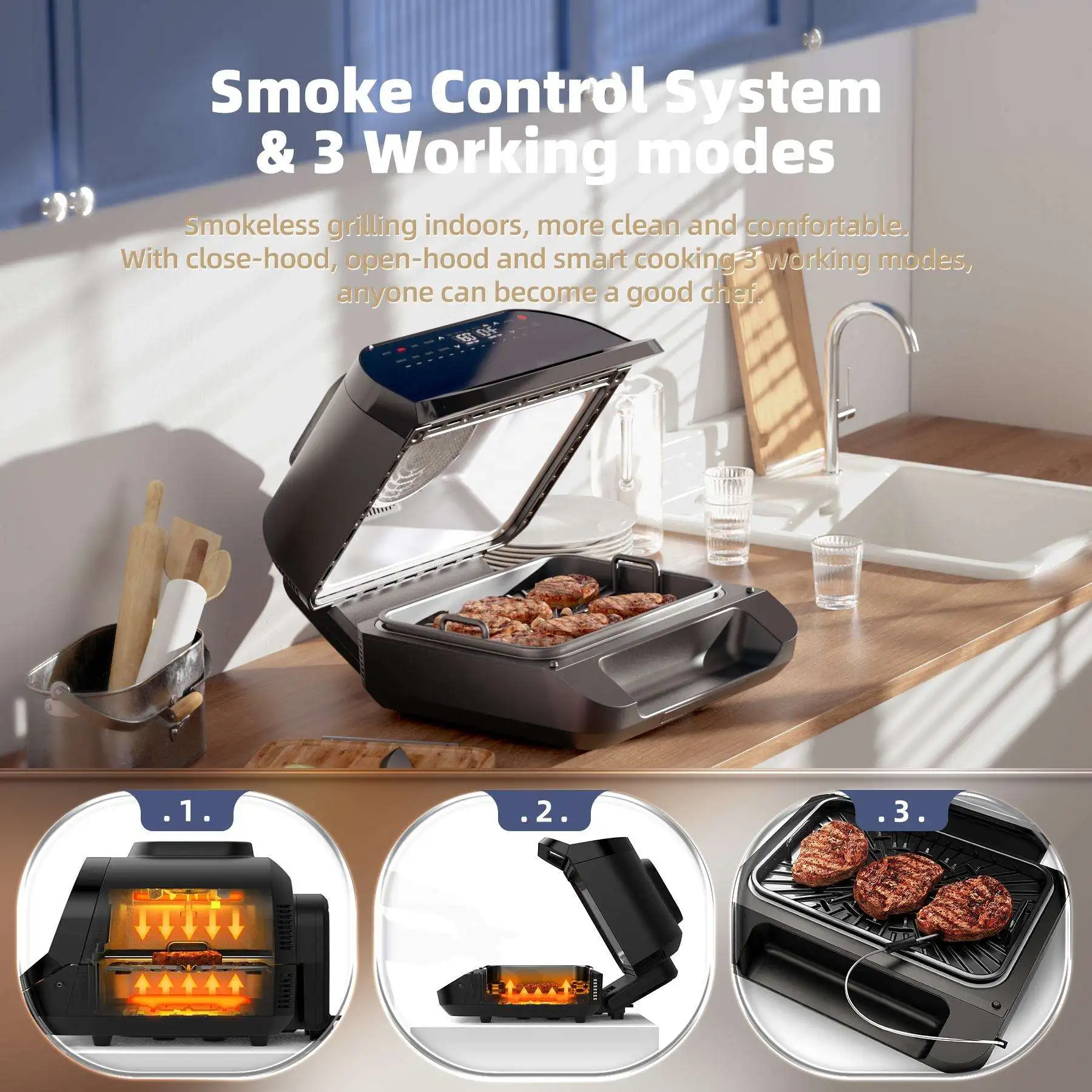 Trending Products 2024 New Arrivals Top French 12 L Large No Oil Free Best Air Fryer Hothorno Freidora De Aire Digital