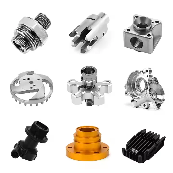 High precision 5-axis CNC metalworking milling stainless steel brass aluminum titanium CNC turning machine parts