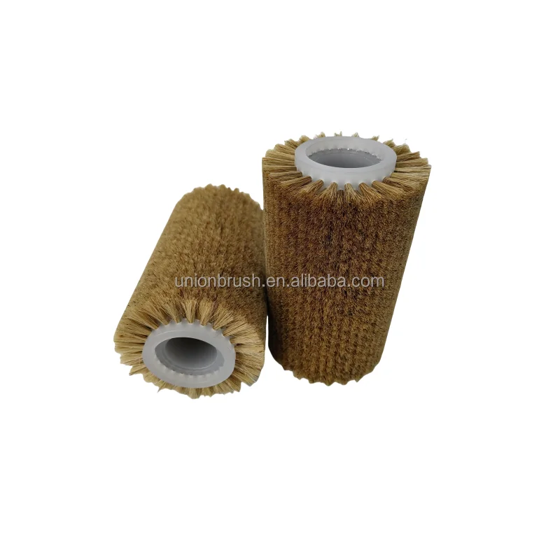 2024 Horse Hair Fruit Waxing Brush Roller for Food Handing and Cleaning
