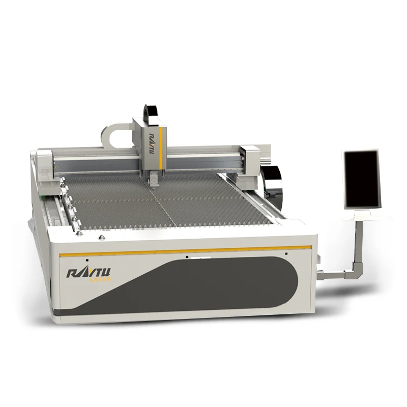 Economic model single table fiber laser cutting machine for SS AL and CS