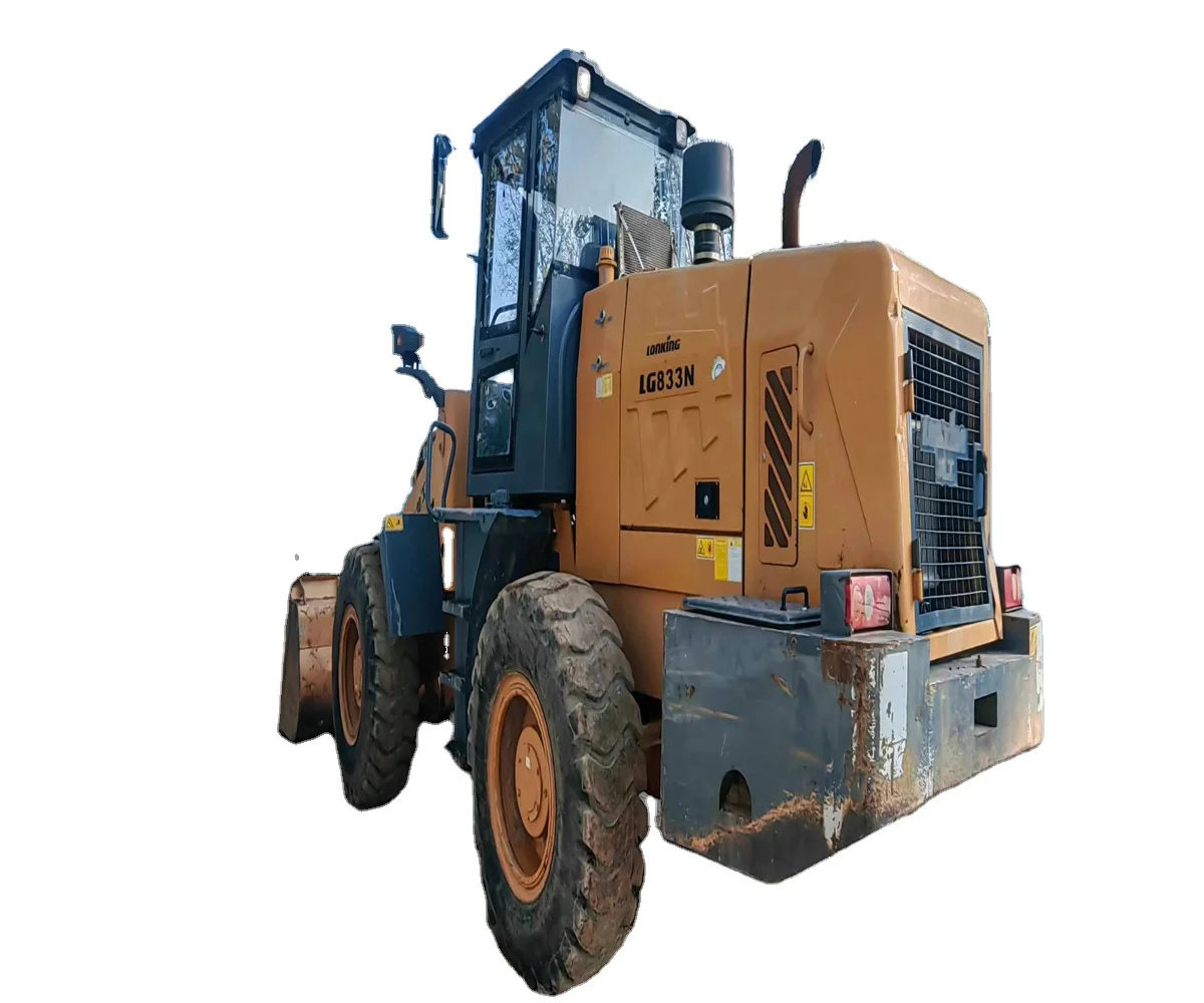 Year 2017 Lonking LG833N 3 tons wheel loader made in China used condition LG833B CLG856 payloader