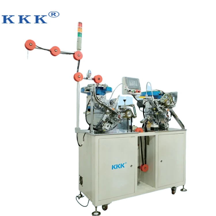 Автоматический Двухсторонний Слайдер KKK, монтажная вставка, катушка из нейлона на молнии, поставщик комбинированного оборудования