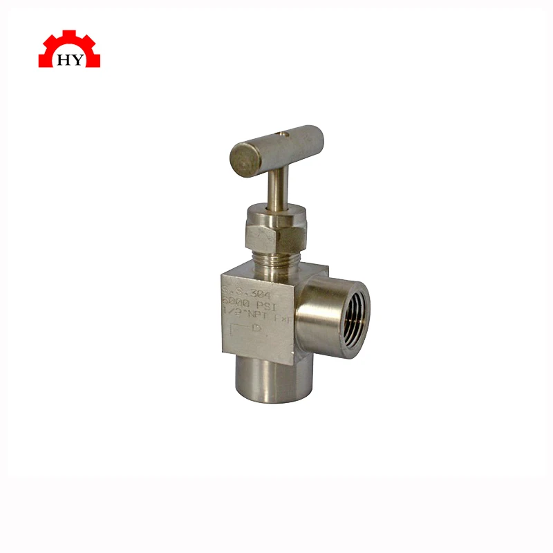 Fase Seller Hikelok 6000 Psi 316 Stainless Steel One-piece Body Right Angle Needle