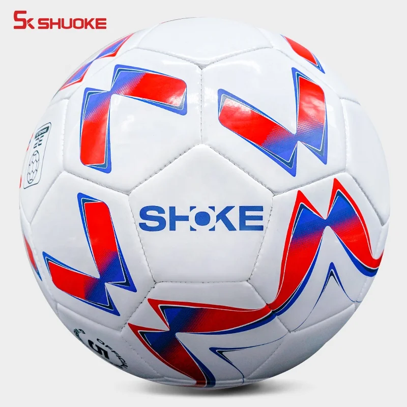 
Official Size Soccer Ball Match Quality PVC Laminated Football for Training in Bulk 