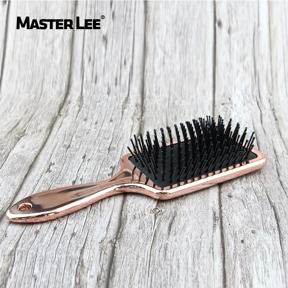 Professional hair brush rose gold anti-static curly hair brush hair elegant straightening brush