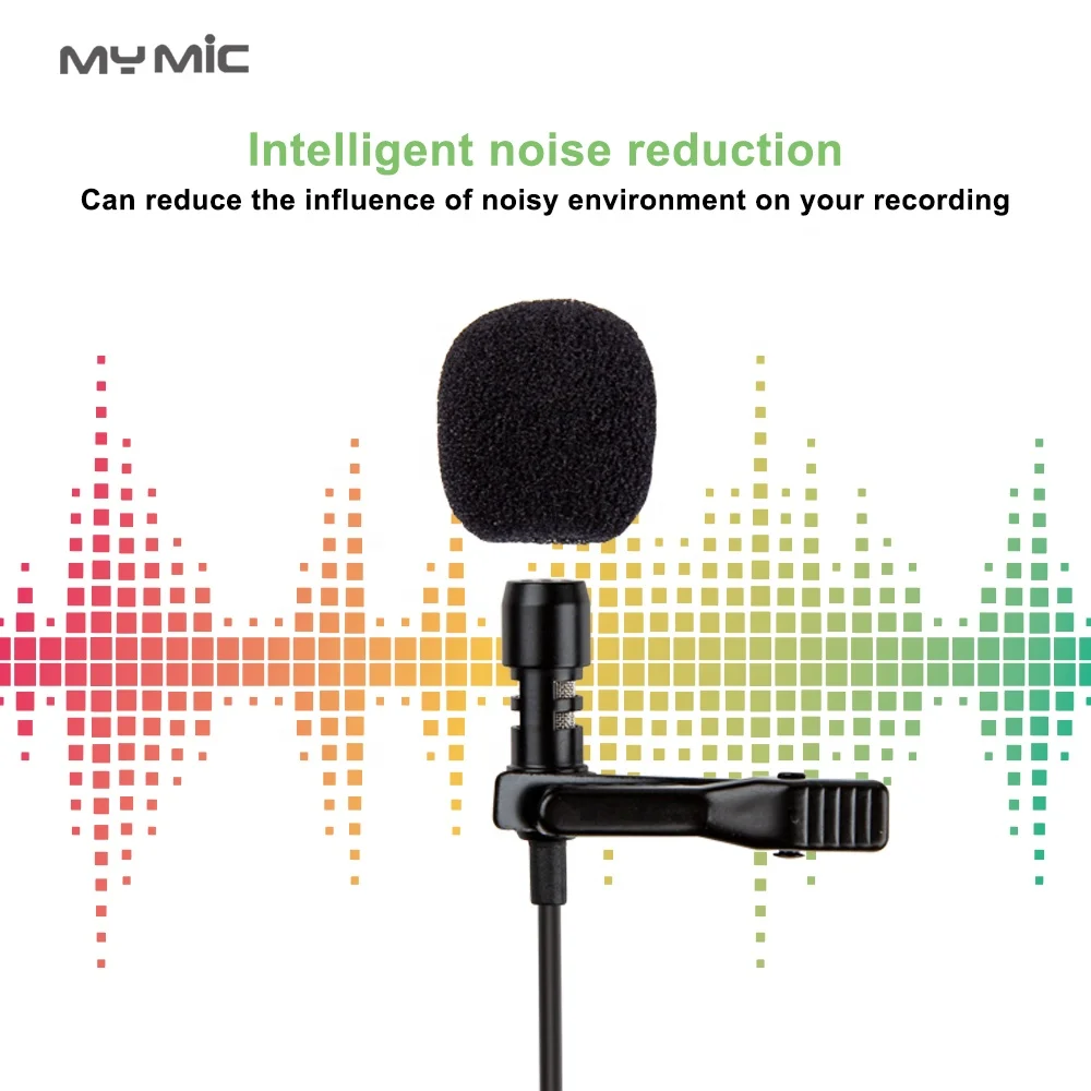 My Micl LJT01 Mini Hidden lapel mic Outdoor Used Interview recording Type-C clip lavalier microphone for Teaching mobile phone